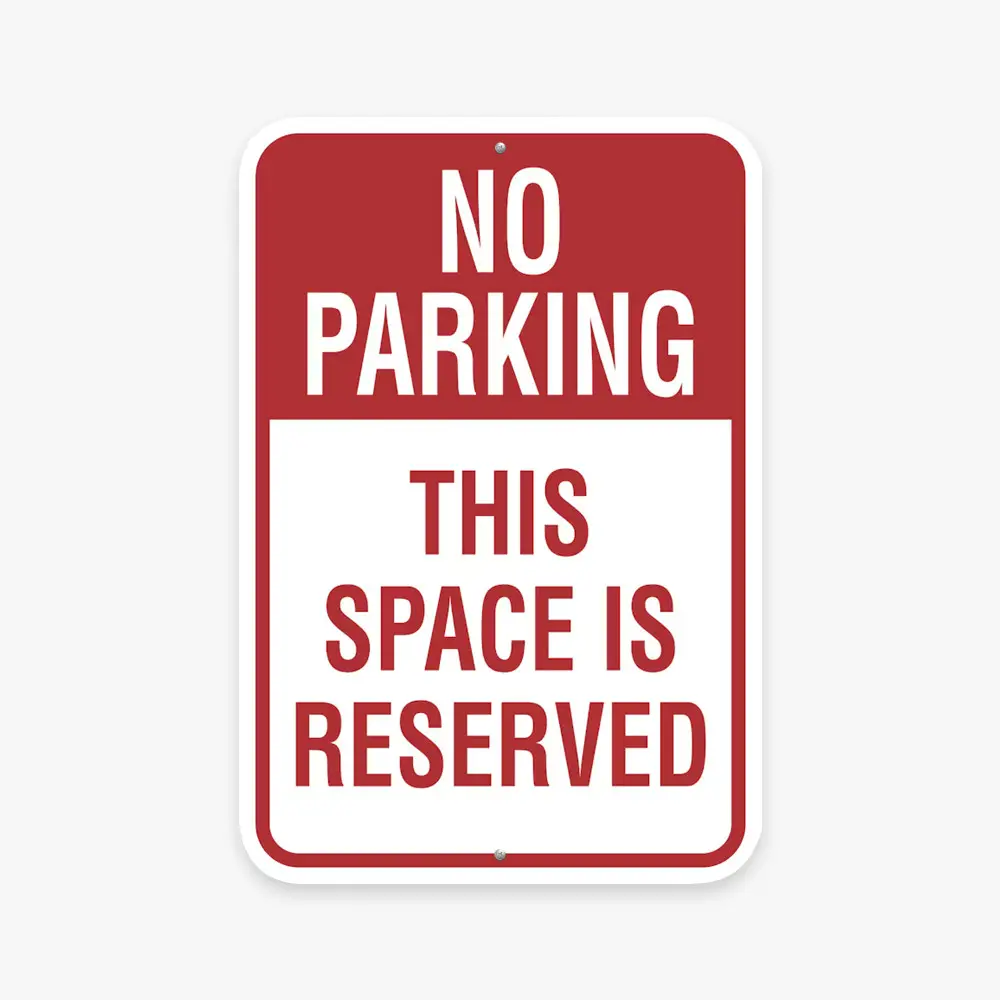 Metal Parking sign