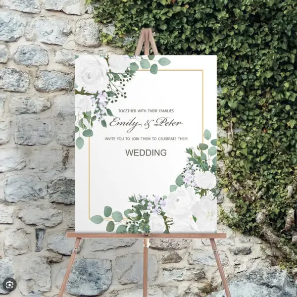 foamboard wedding
