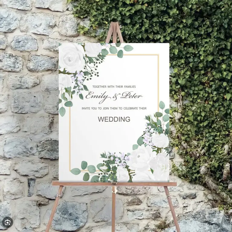 foamboard wedding