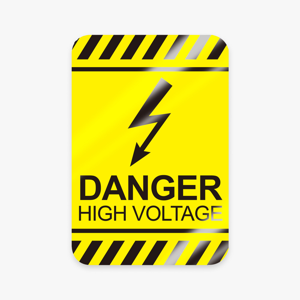 Reflective aluminum sign