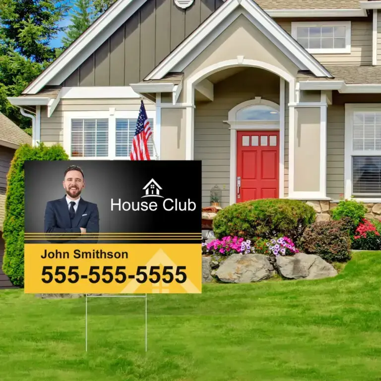 coroplast yard sign