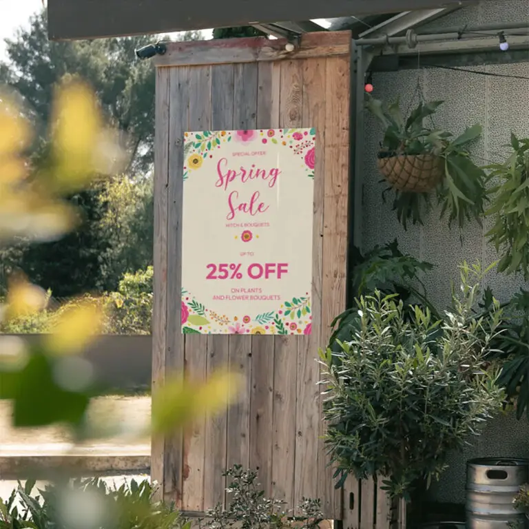 outdoor poster