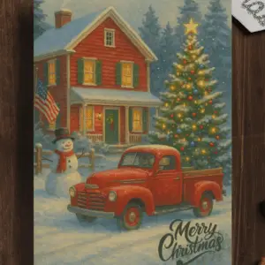 Vintage Truck (5x7-CNP14)