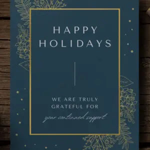 Blue and Gold (5x7-CNP16)