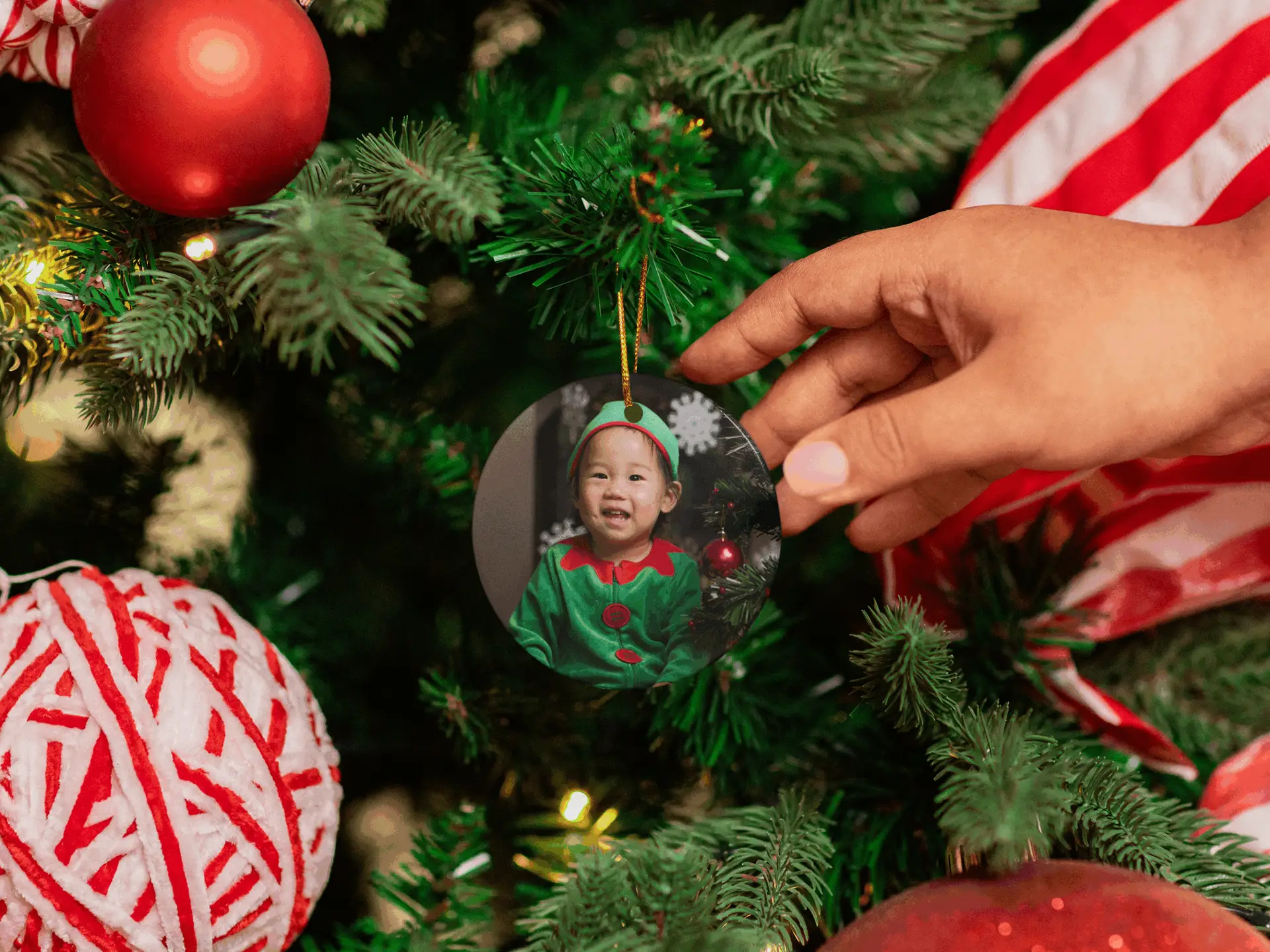 Metal Christmas Ornament - Image 4